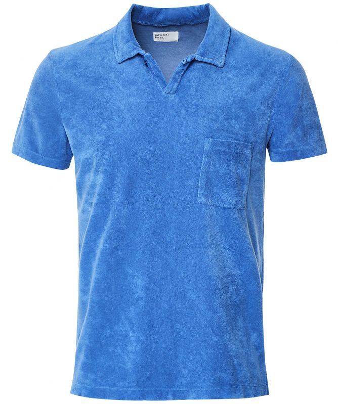 Universal Works Terry Fleece Vacation Polo Shirt