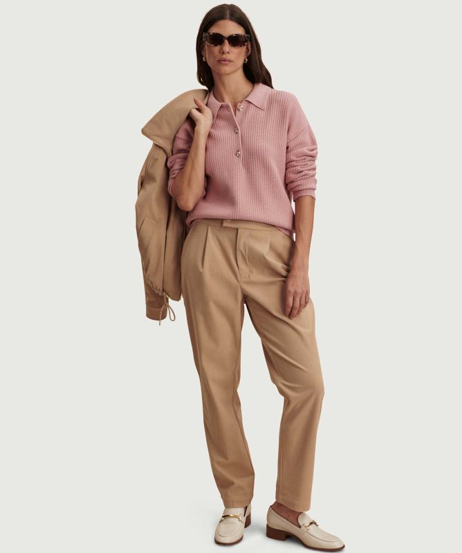 Varley Marlie Polo Knit Sweater