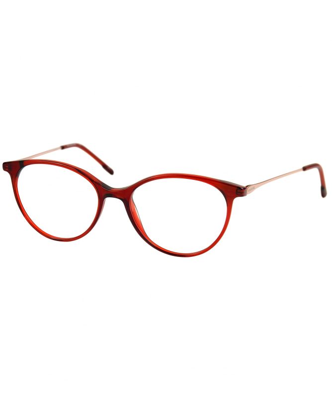 Moleskine Crystal Red & Rose Gold Optical Glasses MO1137