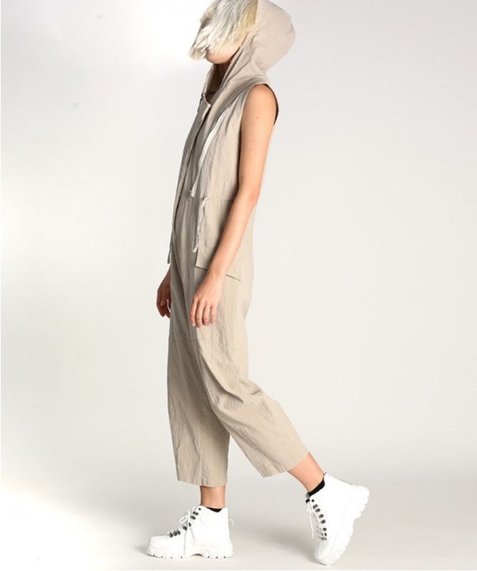 Lurdes Bergada Hooded Zip Jumpsuit