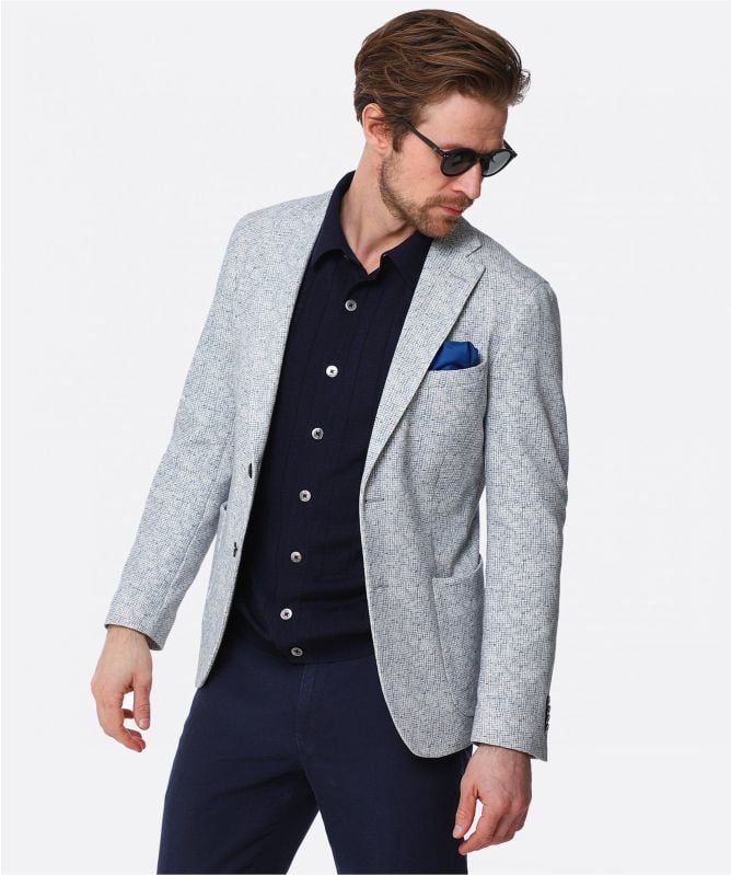J. Blades Textured Cotton Jacket