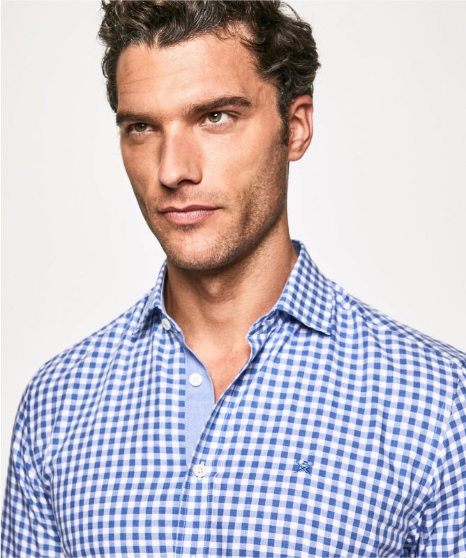 Hackett Slim Fit Flannel Gingham Shirt
