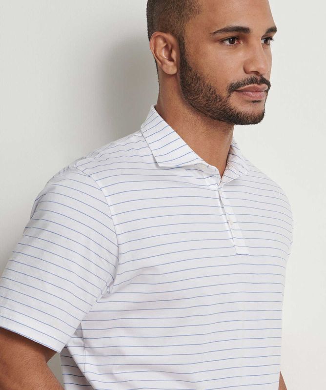 Peter Millar Crown Rover Stripe Polo Shirt
