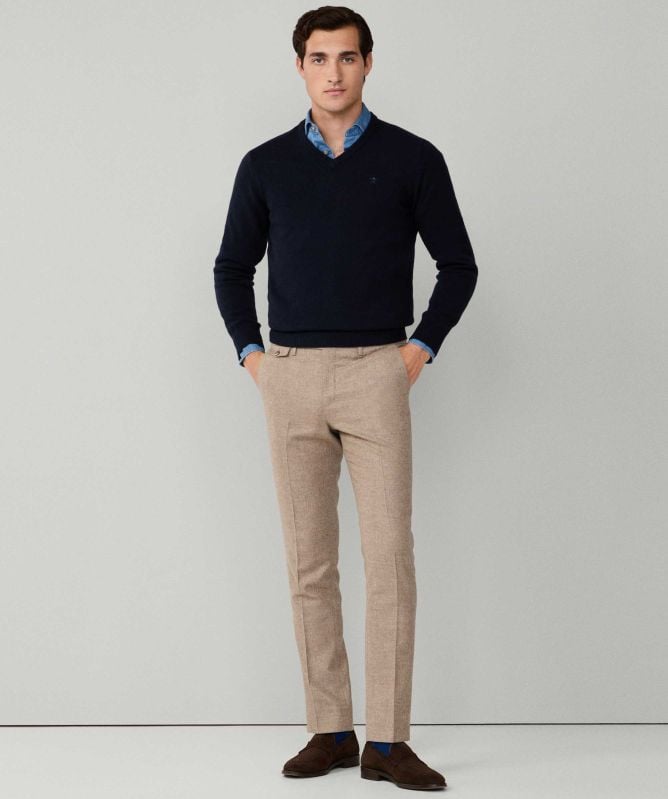 Hackett Lambswool V-Neck Jumper