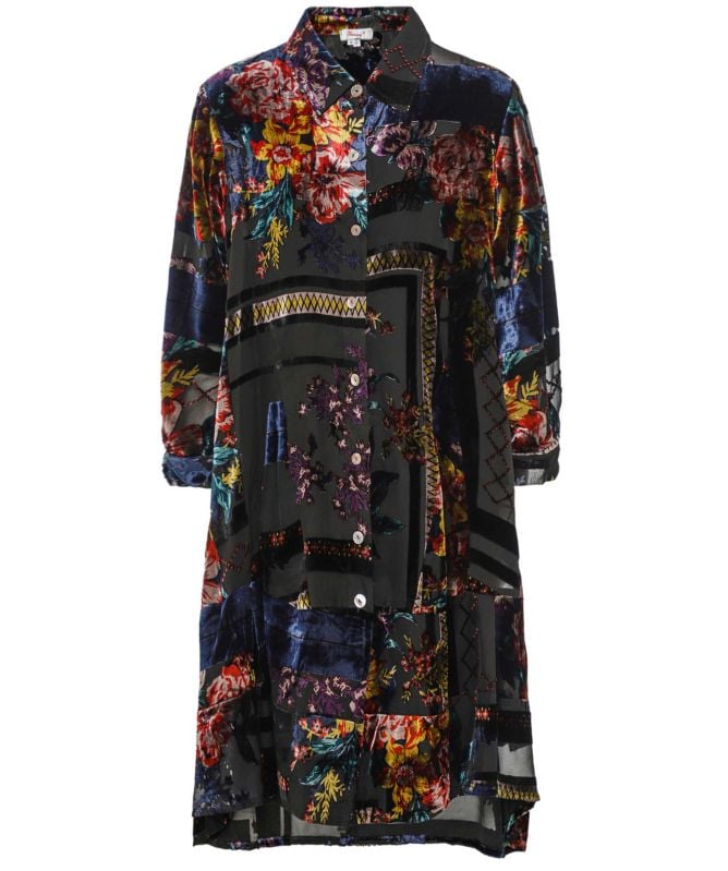 Thanny Long Devoré Shirt