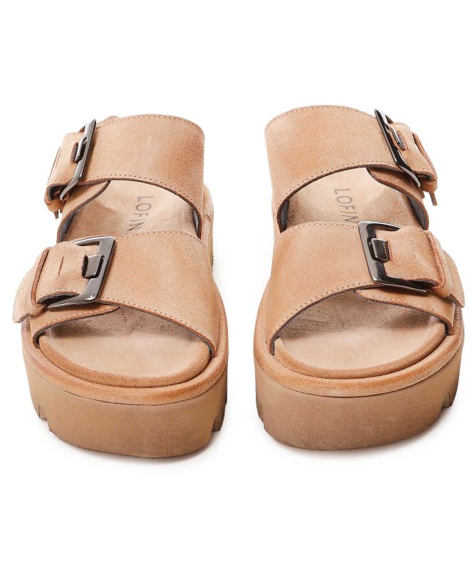 Lofina Chunky Double Strap Sandals