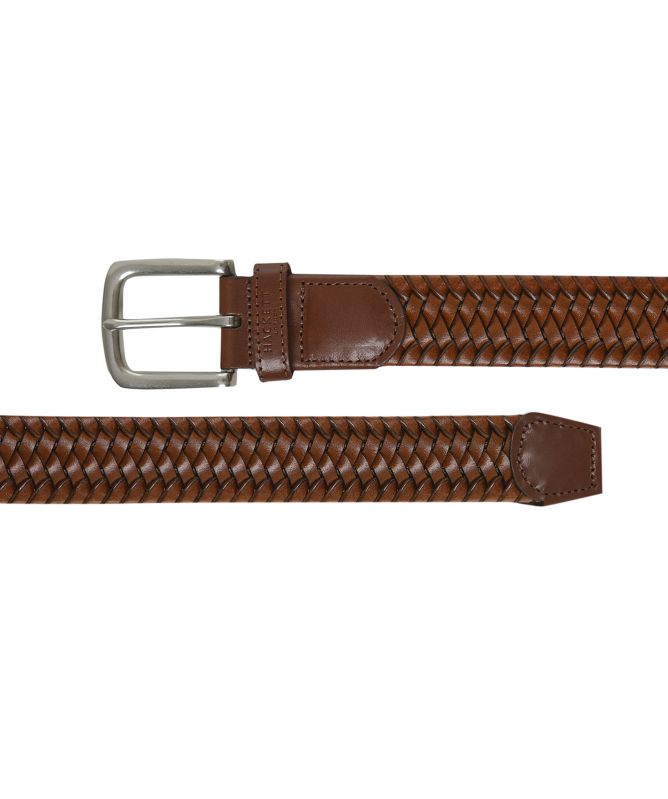 Hackett Leather Braided Belt