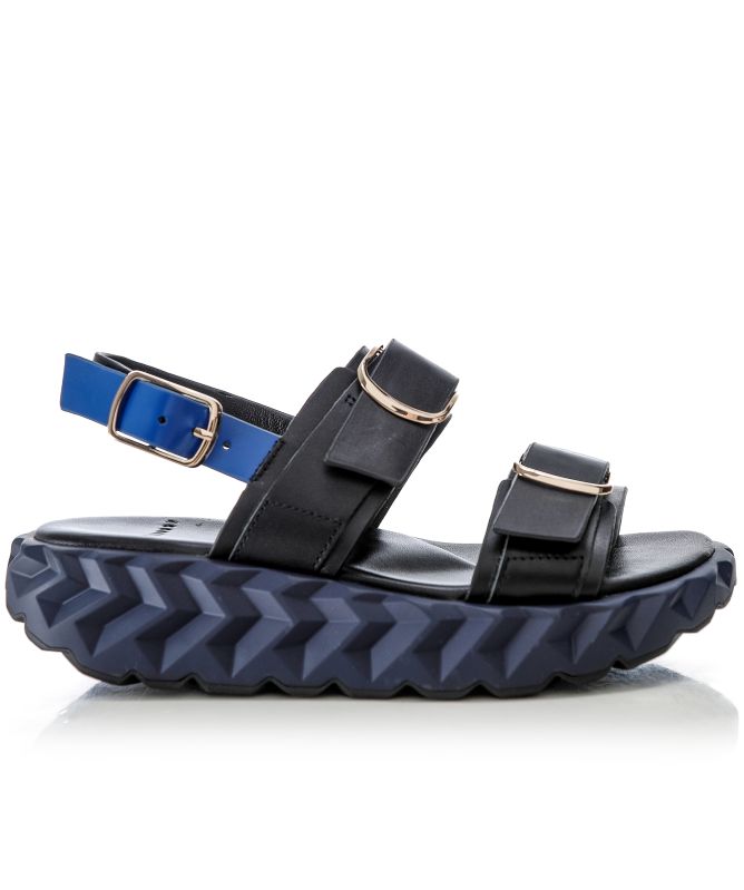 4CCCCEES Jabara Sandy Black Sandals