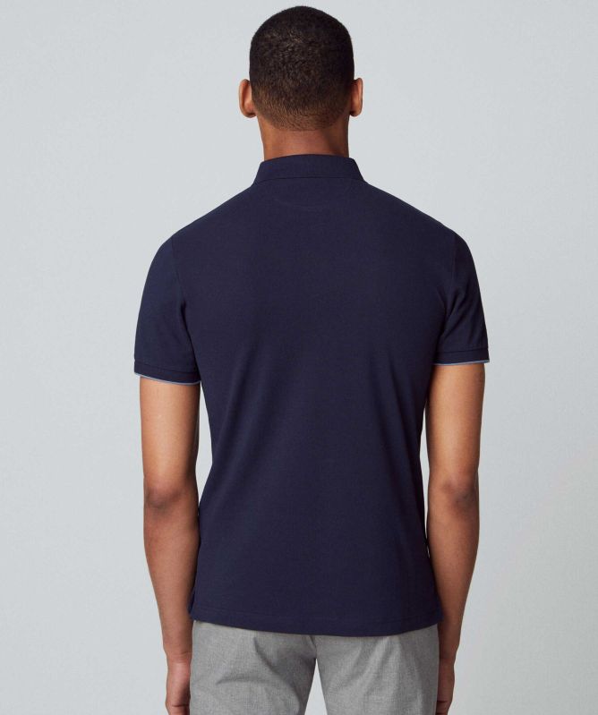 Hackett Stripe Trim Polo Shirt