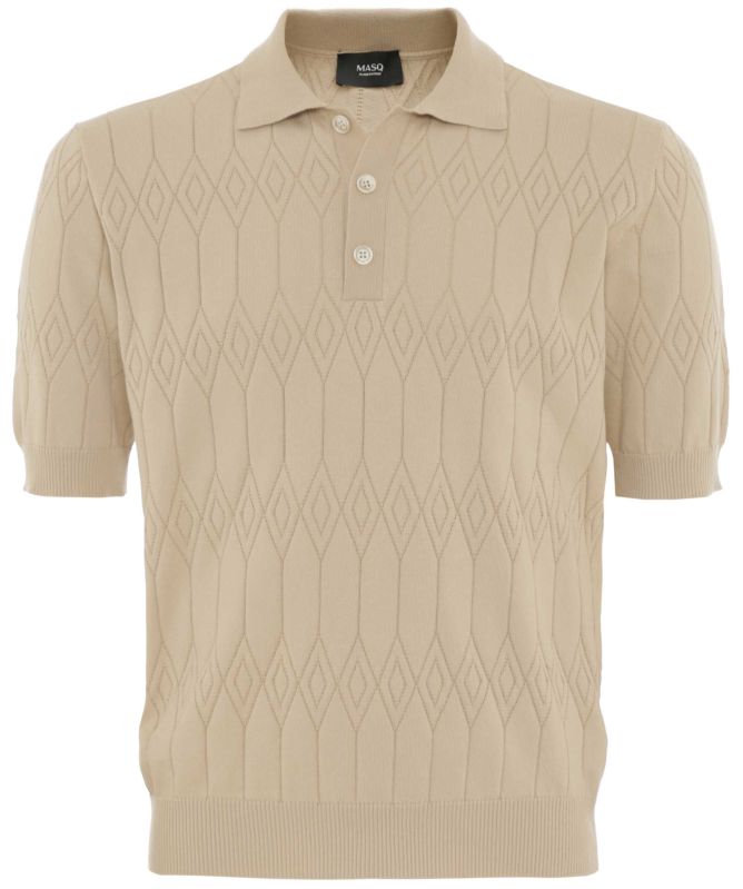 MASQ Jaquard Polo Knit