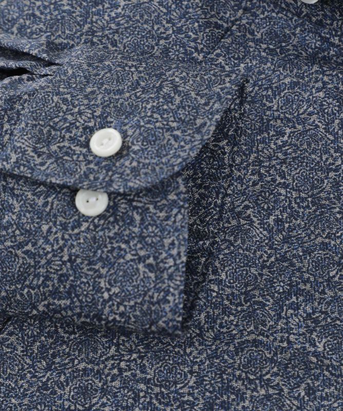 Eton Contemporary Fit Ornamental Print Shirt