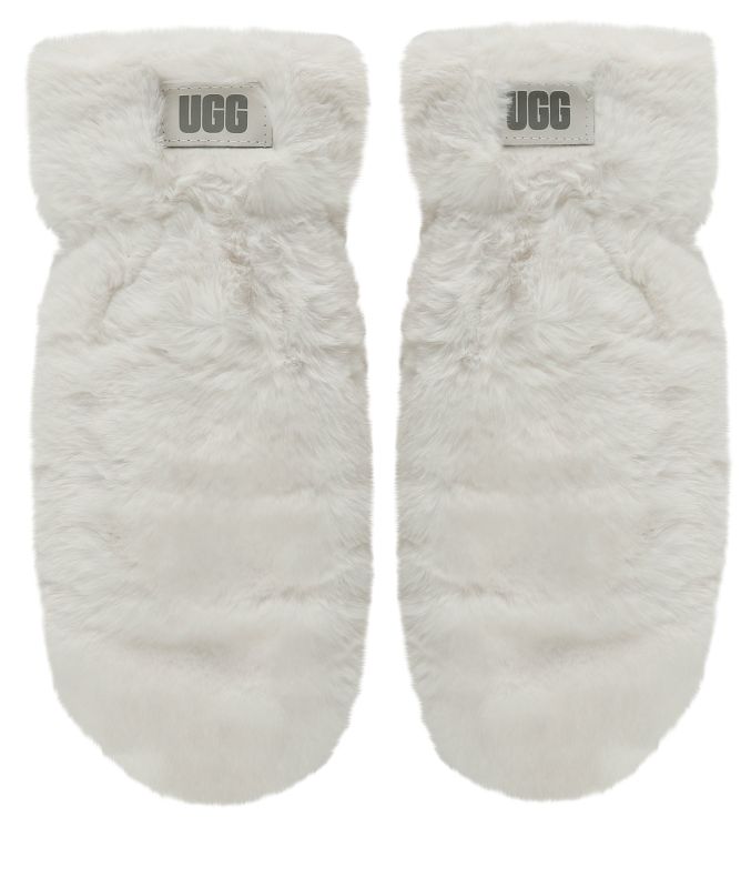 UGG Quilted Faux Fur Mittens