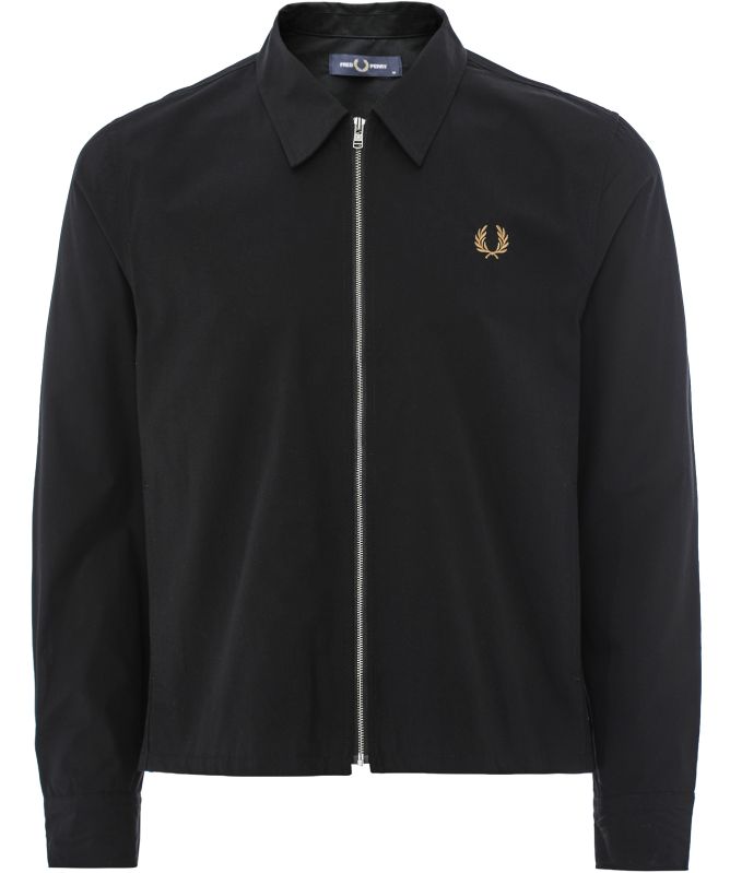 Fred Perry Poplin Zipper Overshirt