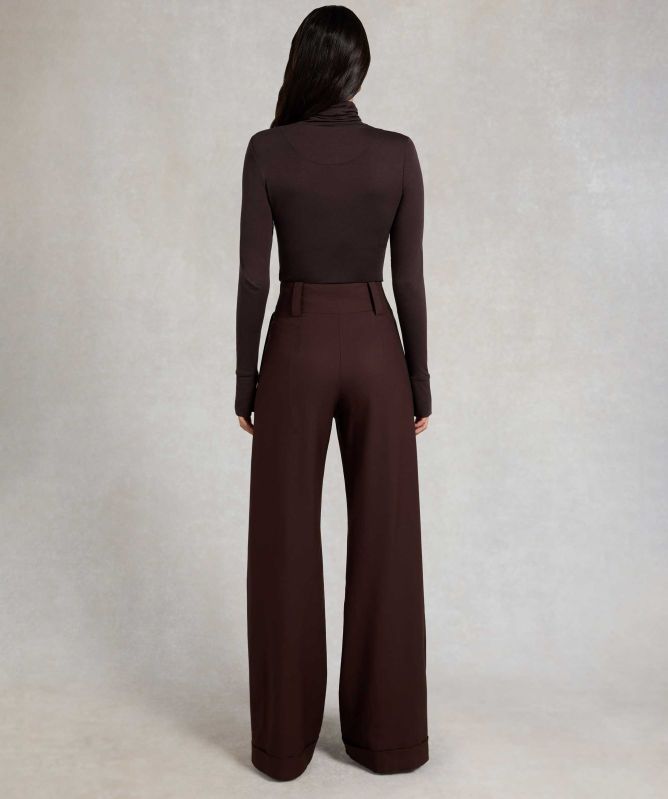 Holland Cooper High Waisted Wide Leg Pants