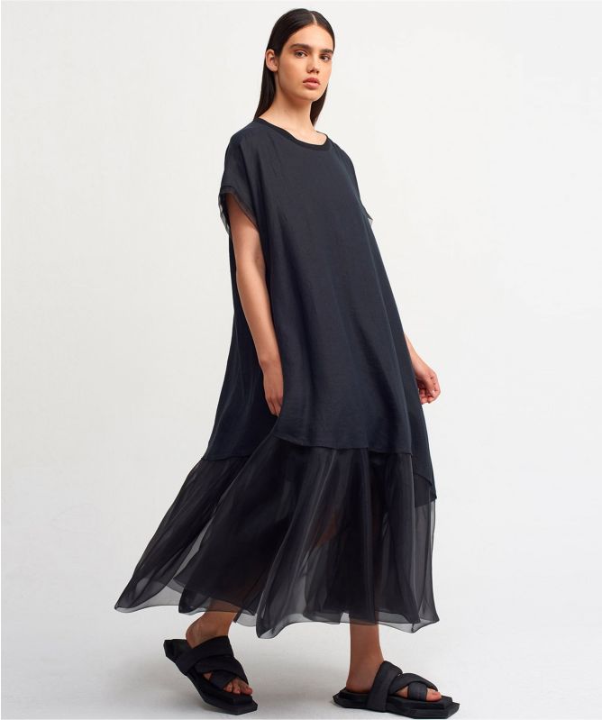 NU London Chiffon Midi Dress