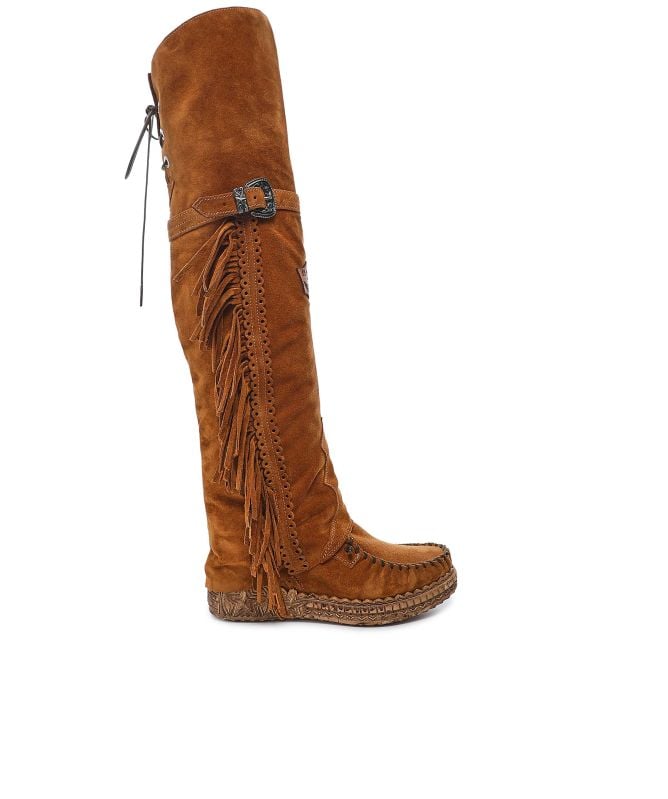 El Vaquero Coleen Fringe Cowboy Boots