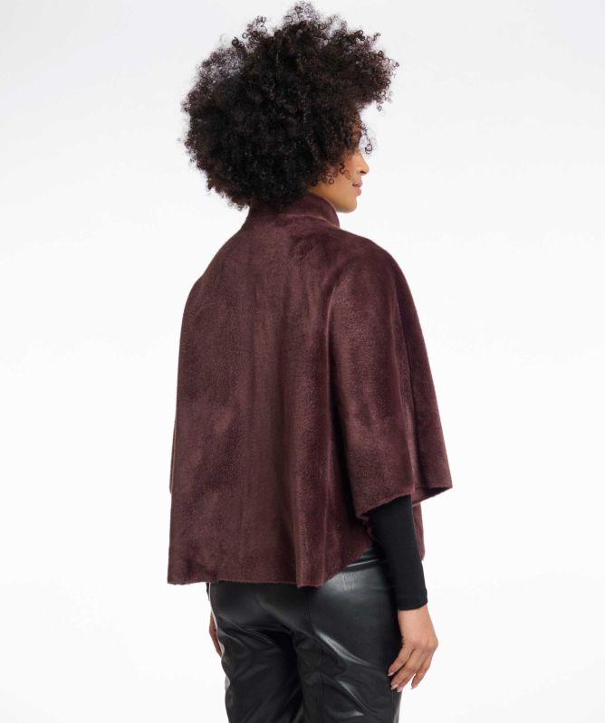 Rino and Pelle Dewi Faux Fur Cape