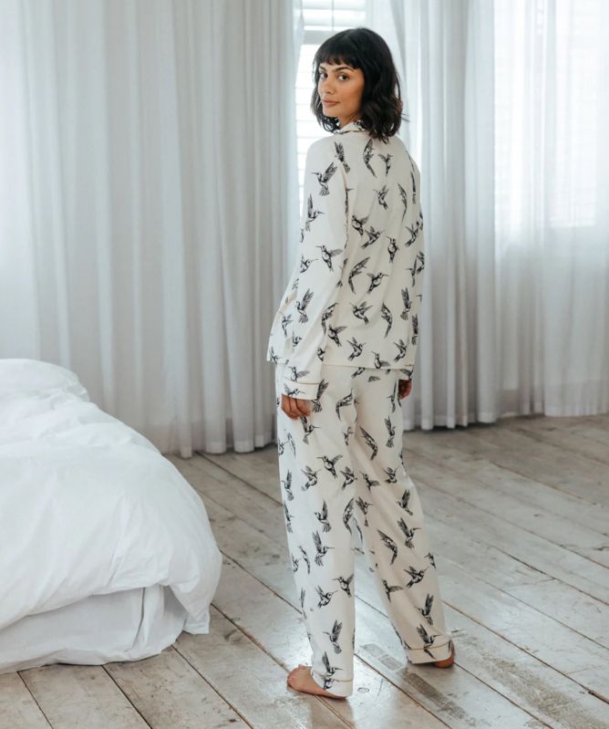 Chelsea Peers Hummingbird Long Pyjama Set