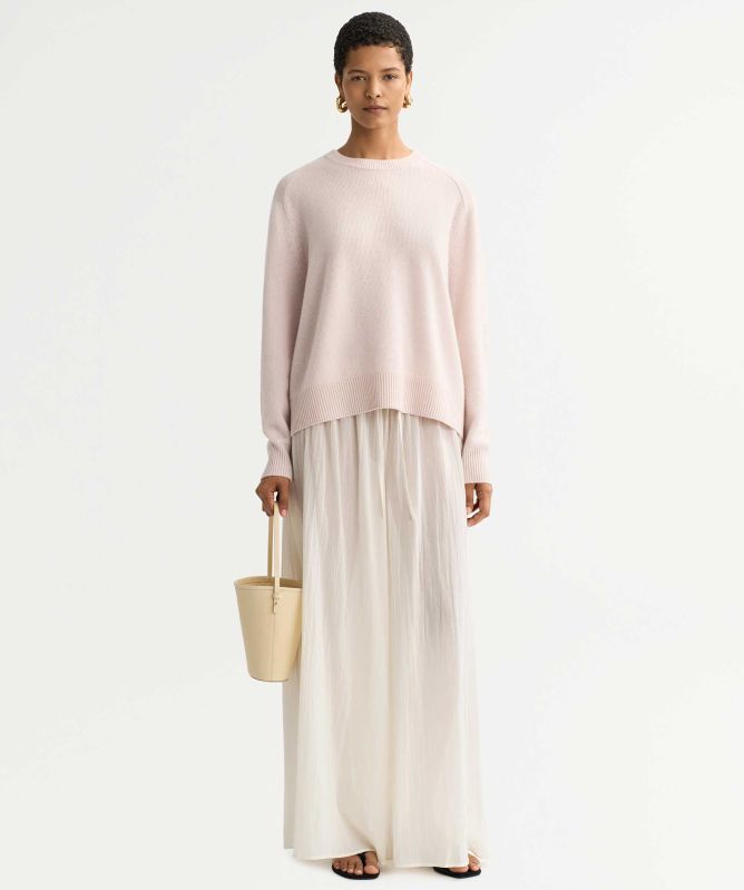 Soft Goat Boyfriend Crewneck Jumper