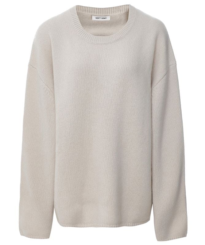 Soft Goat Relaxed Crew Neck Jumper