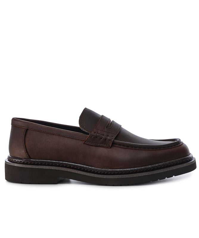 Ahler Leather Penny Loafers