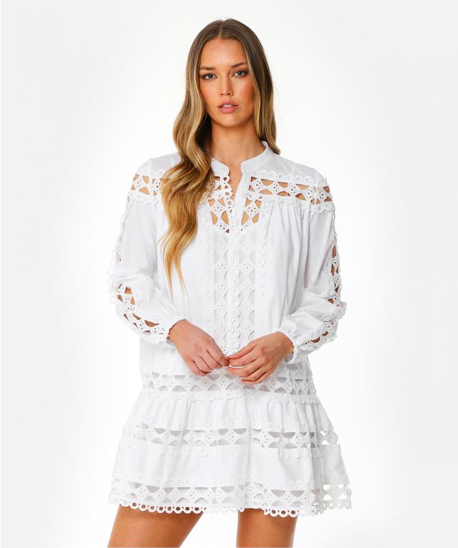 Devotion Twins Lace Mini Dress