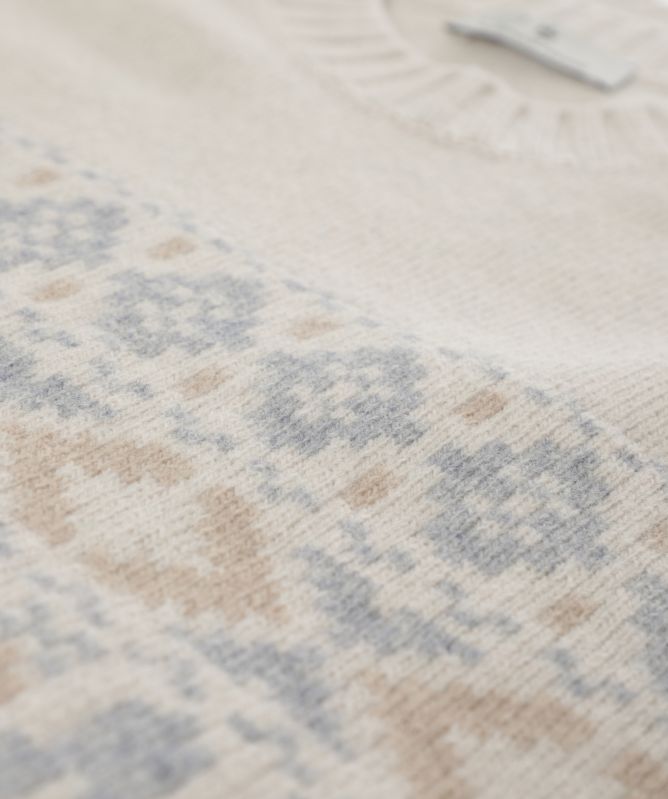 Thomas Maine Fair Isle Crew Neck Sweater