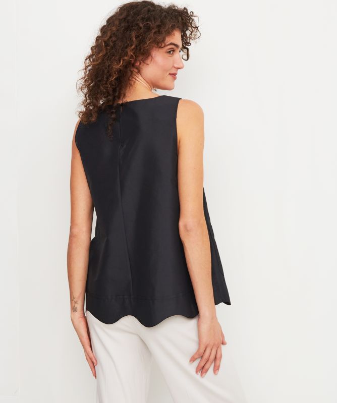 Bize Sleeveless Frill Top
