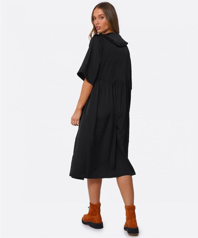 GANNI Oversized Wrap Dress