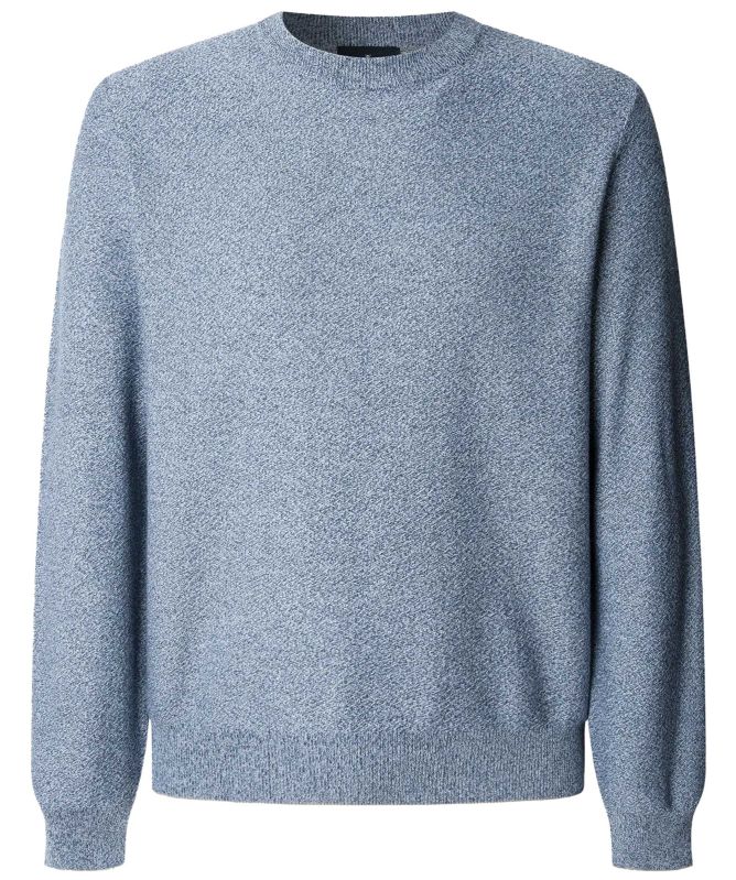 Hackett Mouline Crew Neck Jumper