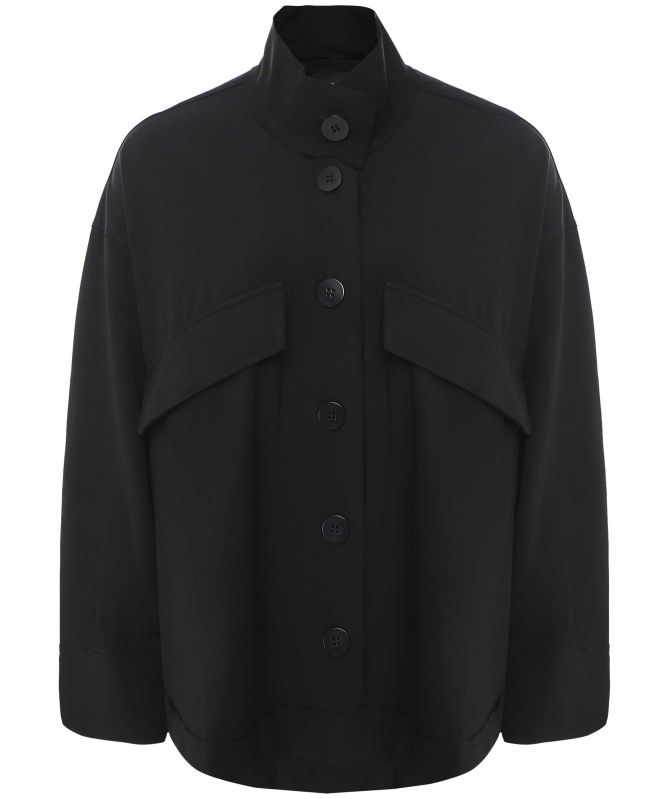 NU London Oversized Button Front Jacket