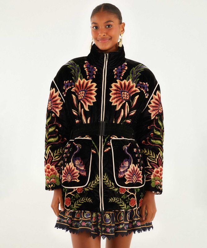 FARM Rio Marvellous Garden Reversible Puffer Jacket