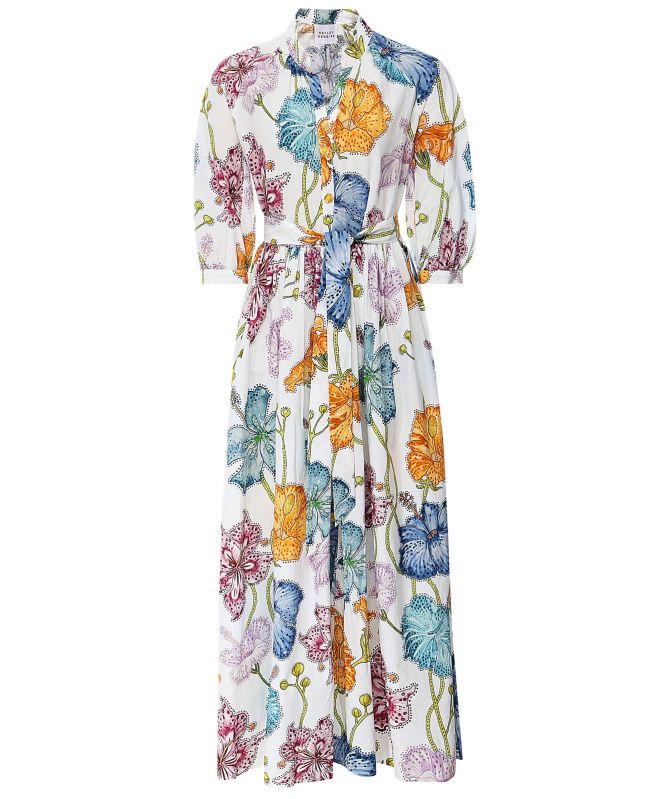 Hayley Menzies Cotton Floral Shirt Dress