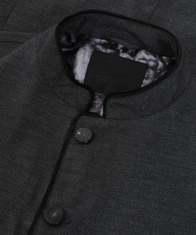 Limitato Glitter Mandarin Collar Blazer