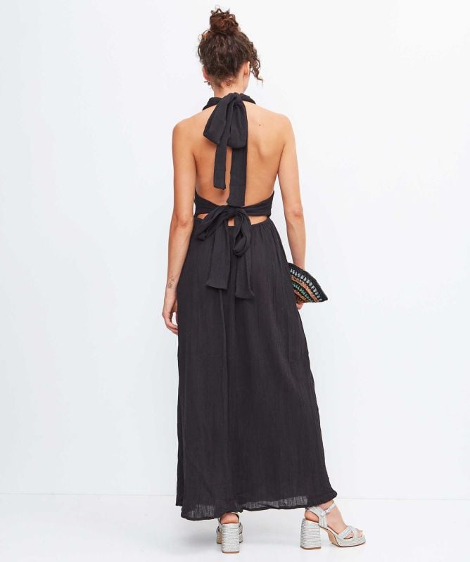 Kallisto’s Nymphs Long Halter Neck Dress