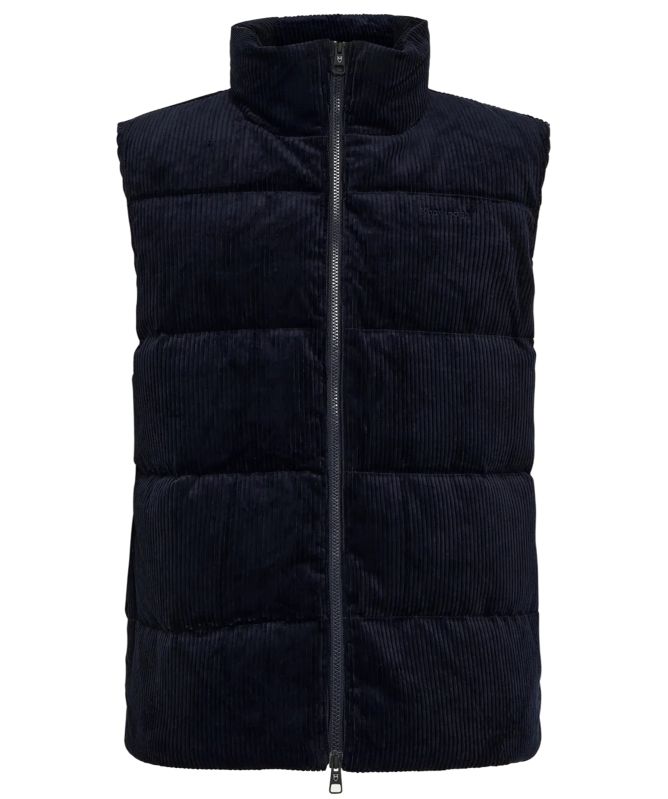 Knowledge Cotton Corduroy Puffer Tank top