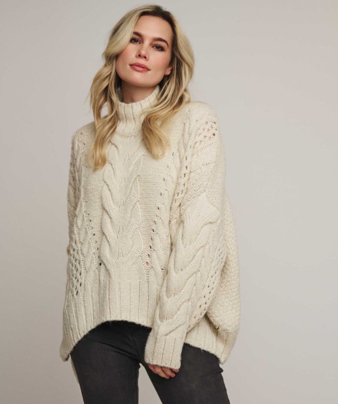 Rino and Pelle Kelson Cable Knit Jumper