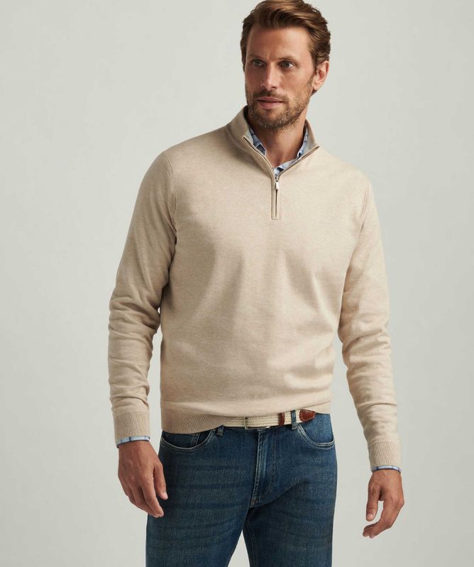 Peter Millar Coolspun Quarter-Zip Jumper