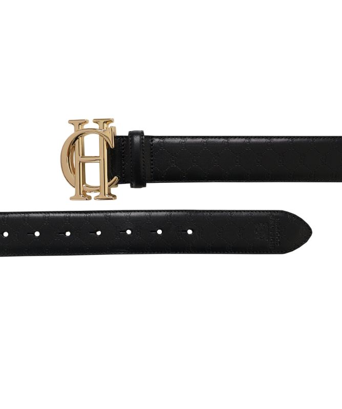 Holland Cooper Leather HC Classic Monogram Belt