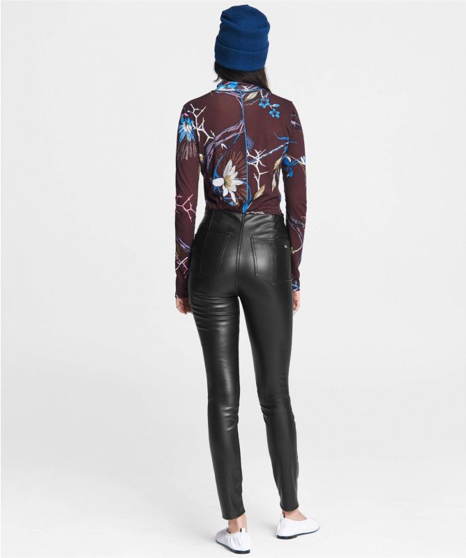 rag & bone Nina Faux Leather Skinny Pants