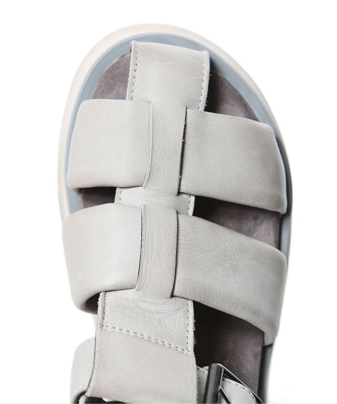 Lofina Perla Gasoline Leather Sandals