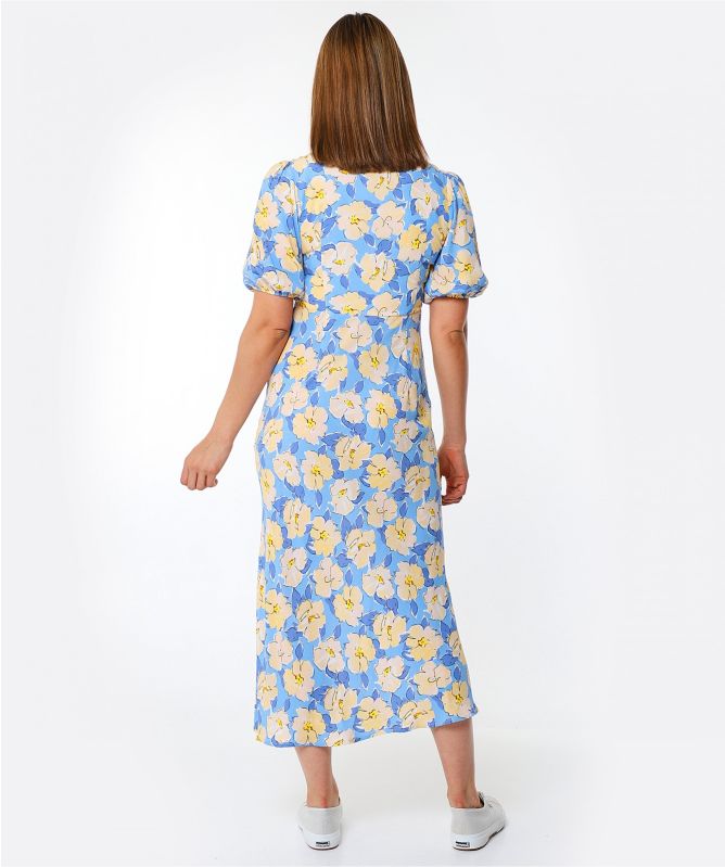 RIXO Poppy Azelea Bloom Midaxi Dress