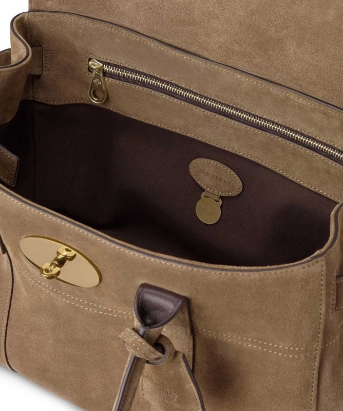 Mulberry Suede Bayswater Tote Bag