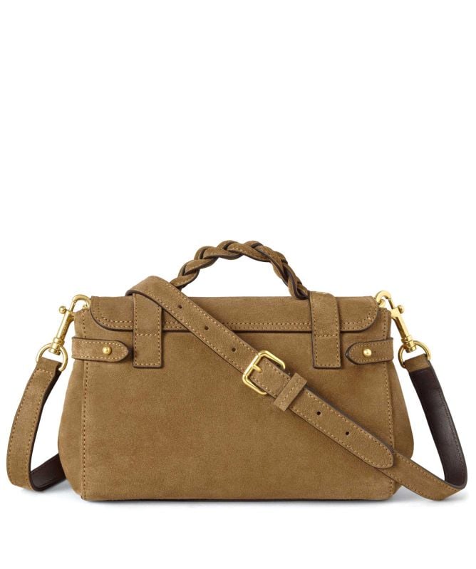 Mulberry Mini Alexa Suede Satchel Bag