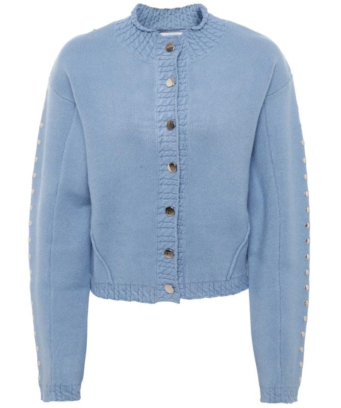 Never Fully Dressed Studded Knit Cardigan