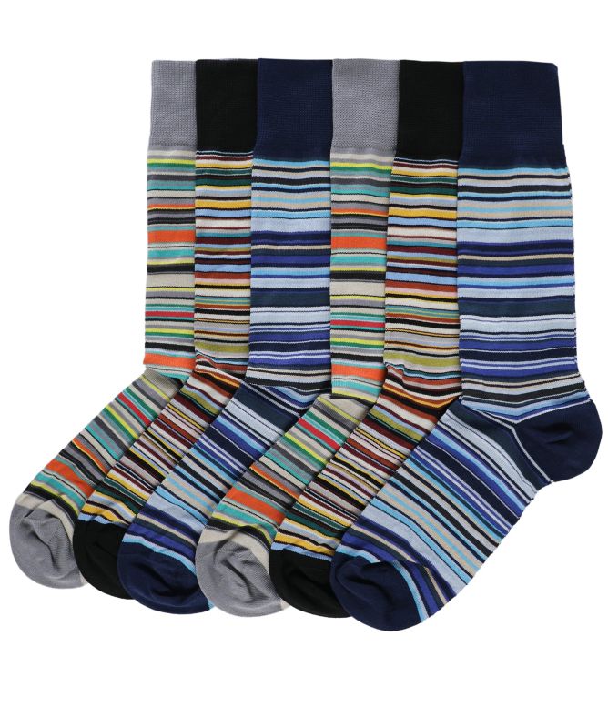 Paul Smith Signature Stripe Socks 6 Pack