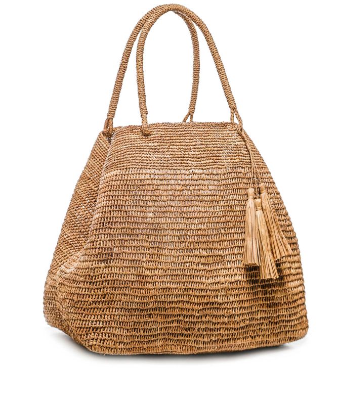 Rabarany Handwoven Raffia Tote Bag