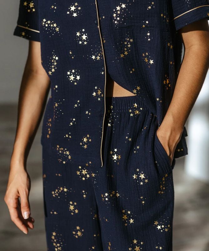 Chelsea Peers Foil Star Long Pyjama Set