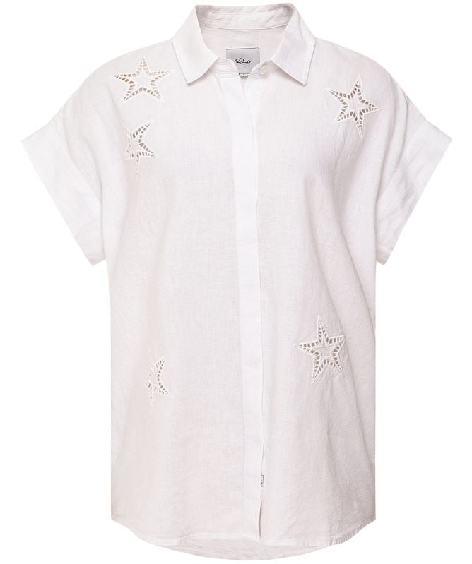 Rails Jamie Star Eyelet Embroidered Shirt