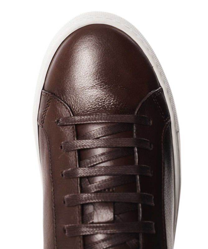 Joss Buffalo Leather Trainers